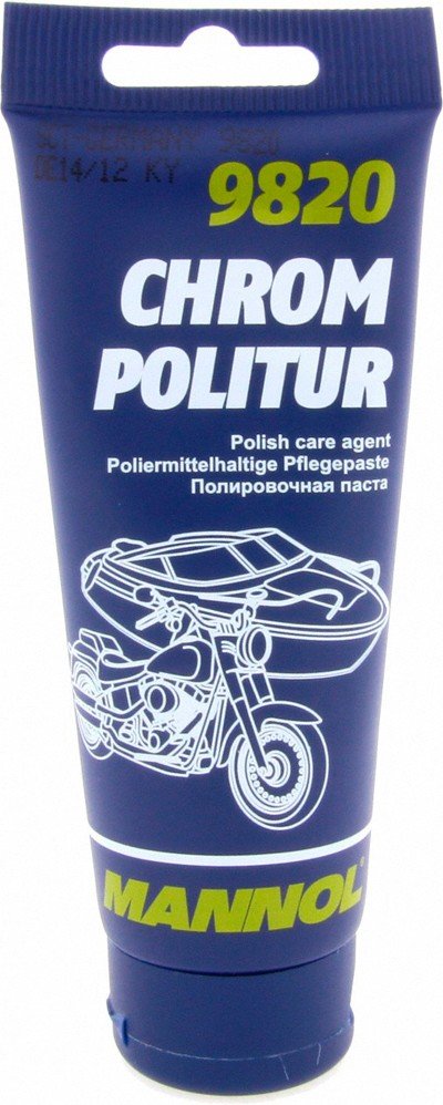 Полироль для хрома Mannol Chrom Politur 0,1л купить | ELMIR - цена ...