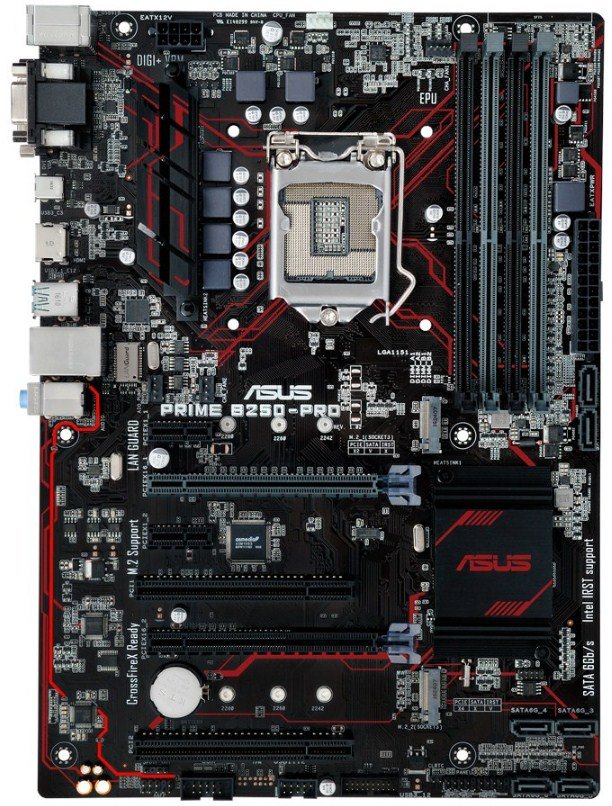 Материнская плата Asus Prime B250-Pro s-1151 B250 купить | Elmir - цена ...