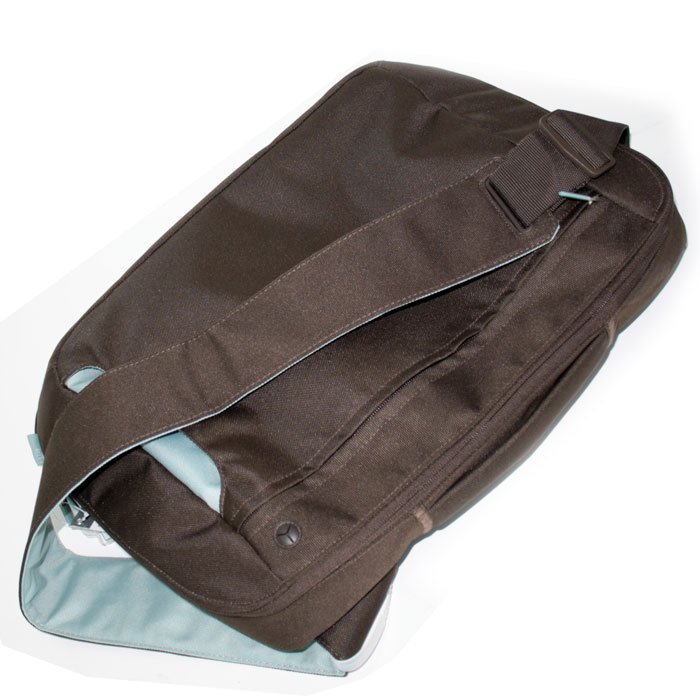 Сумка для ноутбука 17" Belkin Messenger Bag Chokolate/Tourmaline (F8N051EARL) купить ELMIR