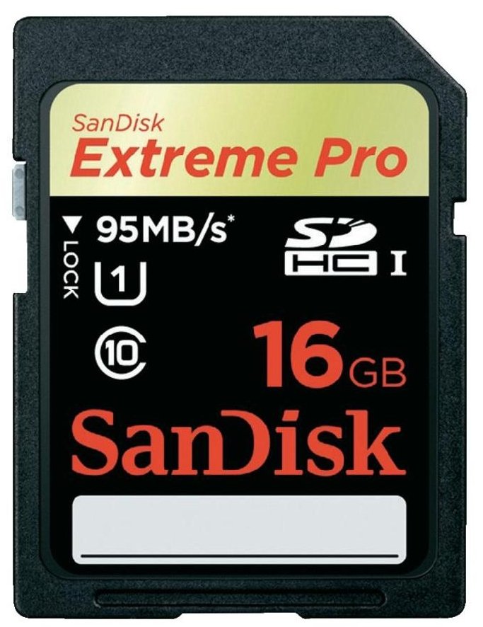 Карта памяти SDHC 16GB SanDisk Extreme Pro UHS 95Mb/s (SDSDXPA-016G-X46 ...