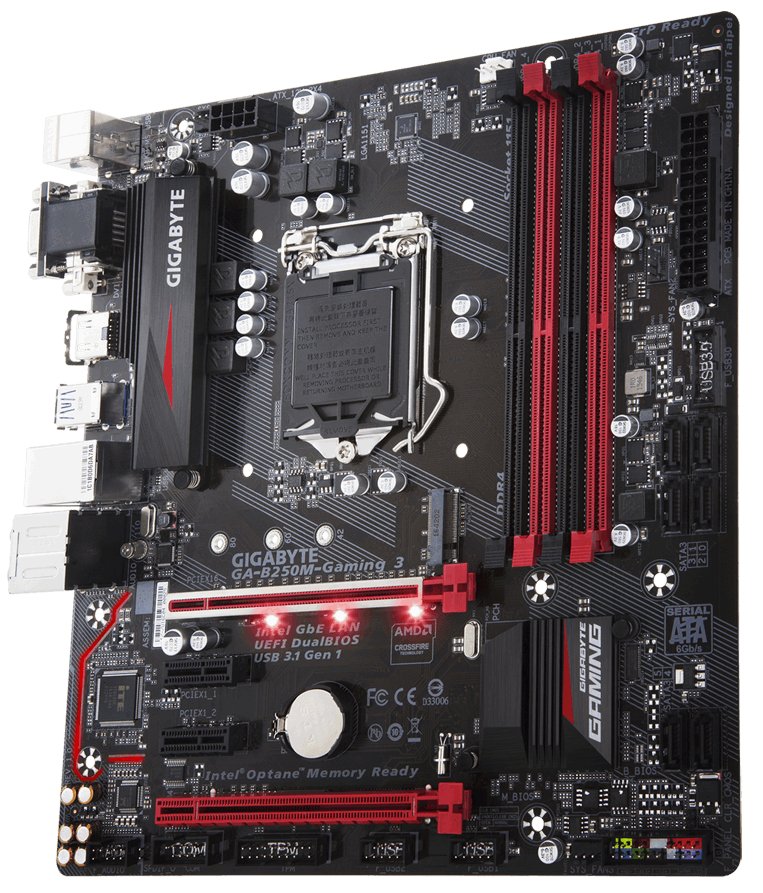 Материнская плата GigaByte GA-B250M-Gaming 3 s-1151 B250 купить | Elmir ...