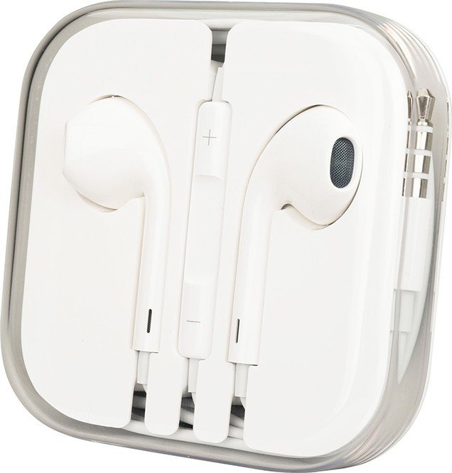 Наушники Apple EarPods with Mic White (MNHF2ZM/A) купить | ELMIR - цена ...