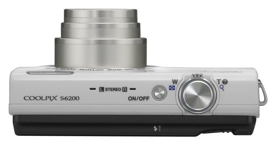 Цифровая фотокамера Nikon Coolpix S6200 White купить | ELMIR