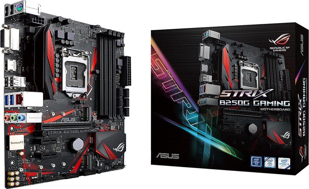 Материнская плата Asus ROG STRIX B250G Gaming s-1151 B250 купить ...