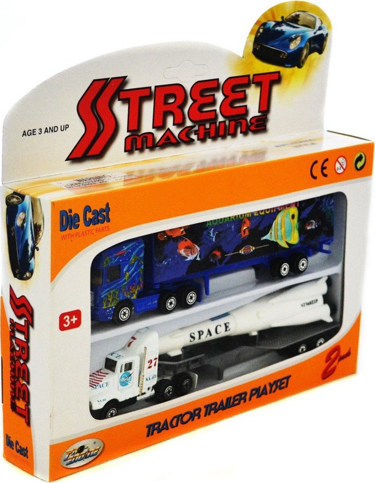 Набор Pro-Engine Street Machine Tractor Trailer Playset №2 (PT-302