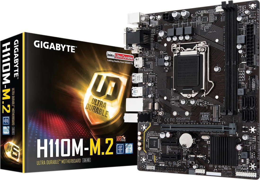 Материнская плата GigaByte GA-H110M-M.2 s-1151 H110 купить | Elmir ...