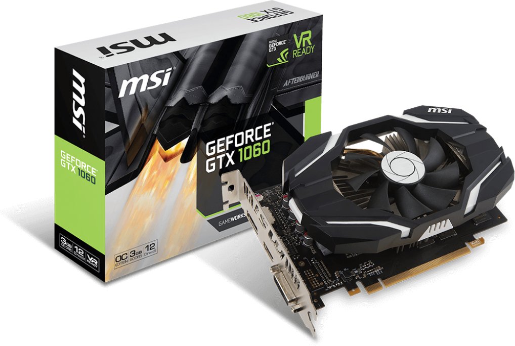 【高性能ゲーミングPC】Core i5 GTX1060 16GB NVMe✨ Видеокарта MSI PCI-E GeForce GTX1060 3GB DDR5 (GTX 1060 3G OCV1
