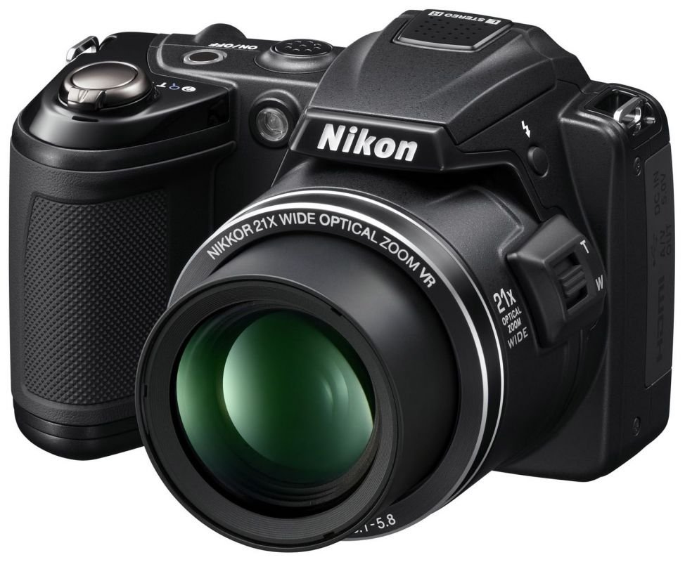 Цифровая фотокамера Nikon Coolpix L120 Black купить | ELMIR - цена ...