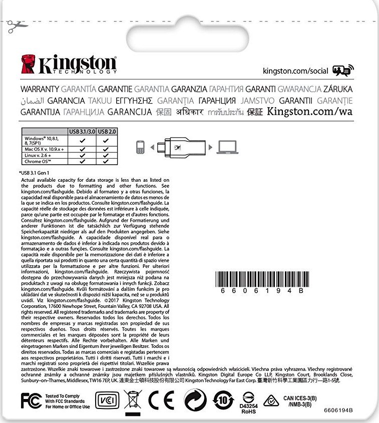 Кардридер USB3.2 Gen1 Kingston FCR-ML3C купить | ELMIR - цена, отзывы ...