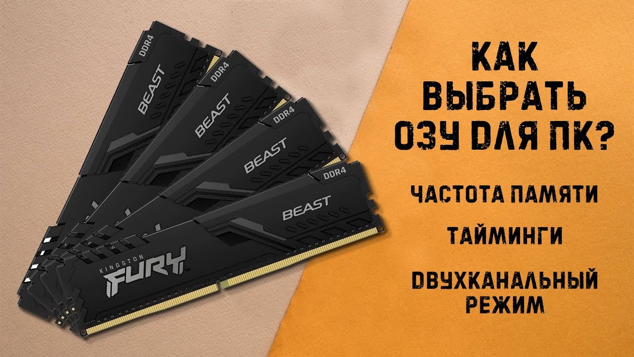 Модуль памяти Kingston Fury DDR4 32GB 2x16GB 3200MHz Beast Black